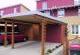 Holzcarport mit Flachdach