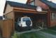 Holzcarport mit Quer-Satteldach