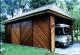 Holzcarport mit Walmdach